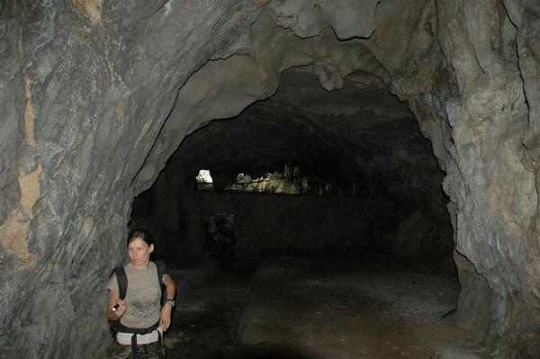 An unmarked cave at the side of the road that opened into this massive place