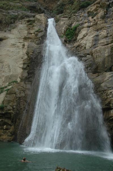 A waterfall near Vieng Xai