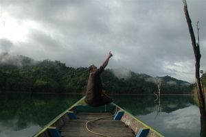 On the lake in Khao Sok