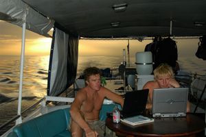 Planning our next day's dive