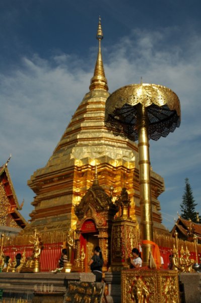 The most important stupa in Chang Mai