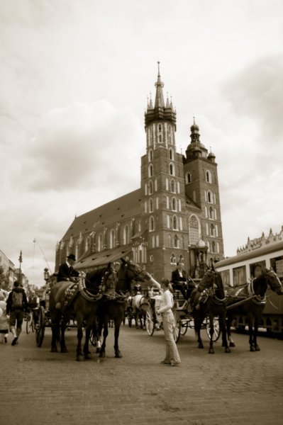 Krakow's Town Square