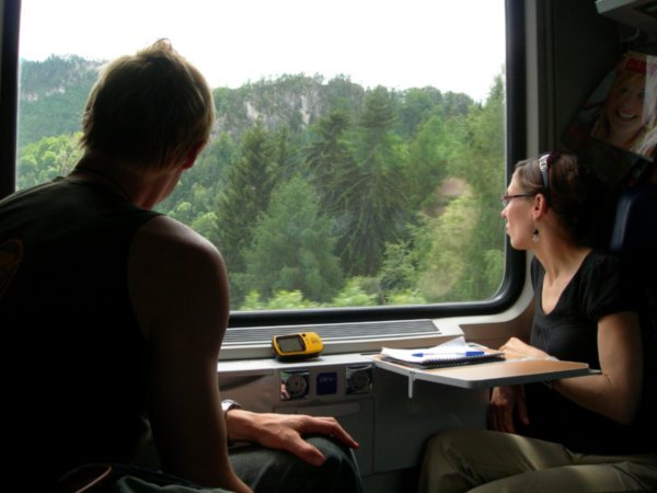 Entering Slovenia by train