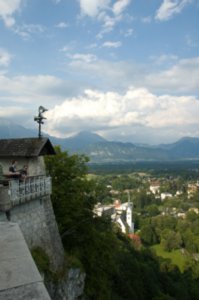 Up at Bled Castle