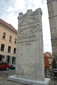 The 2nd century monument to the mayor of Pjui