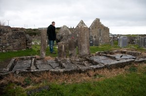 The graves of seven romans buried on Inis Mor
