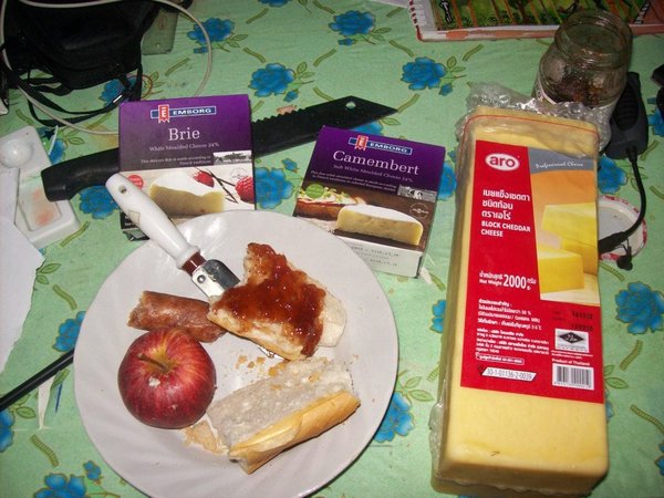 Brie, Camembert and 2kg of lottery winning cheeder