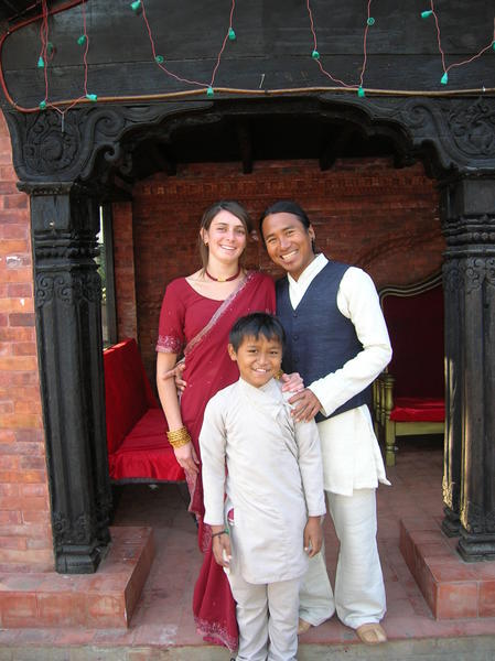 Mitra, with his brother and new sister in law!