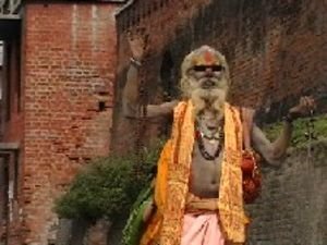 "Holy" man at Pahupatinath