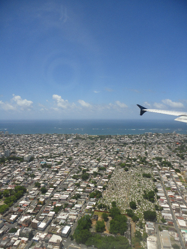 Flying into San Juan
