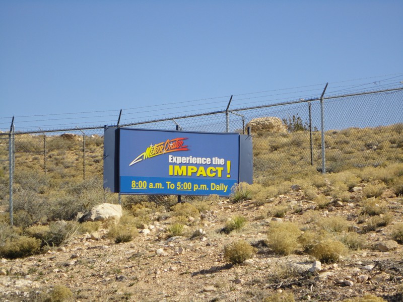 Entrance to Meteor Crater