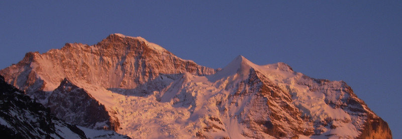Jungfraujoch @ sunset