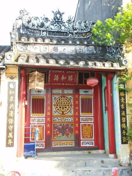 Old Chinese inspired building in Hoi An