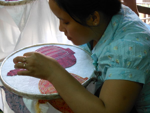 Craftswoman working at Reaching Out