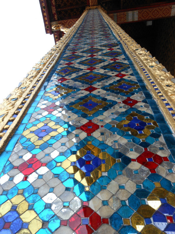 Elaborate glass mosaics