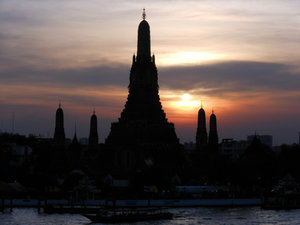 Beautiful Bangkok sunset