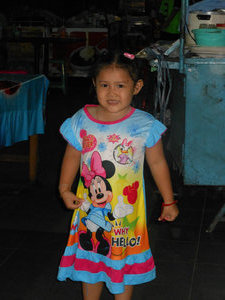 Cute little girl in Ranong