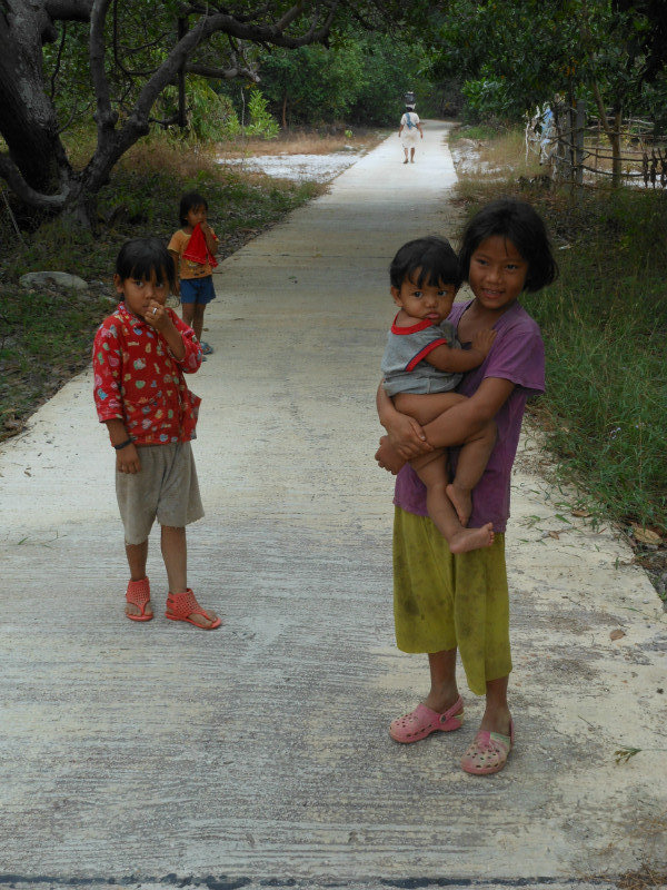 Children in the village near our bungalow