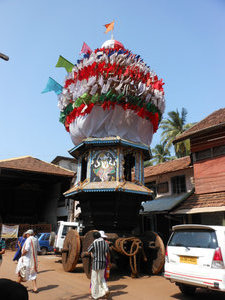 Decorated chariot (not exactly sure about its purpose)