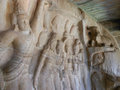 Another view of the cave carvings
