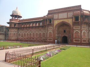 Close up of the Jahangiri Mahal