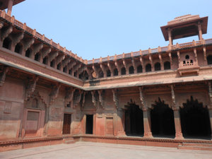 Courtyard inside the fort