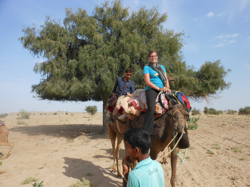Riding the camel!