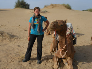 Me with my crazy camel!