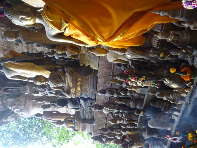 Buddhas in Pak Ou Caves