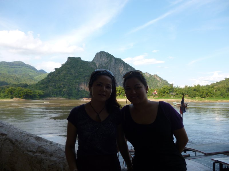 Yoko & I from the Pak Ou Caves