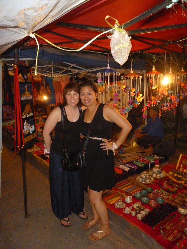 Chelsey & I at the Night Market