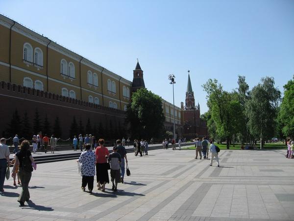 Walls of the Kremlin.