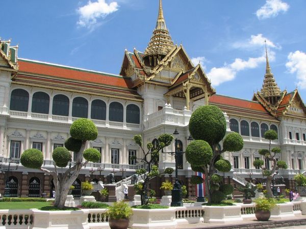 Inside the grounds of the Grand Palace.