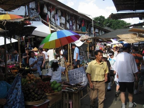 Ubud central market.
