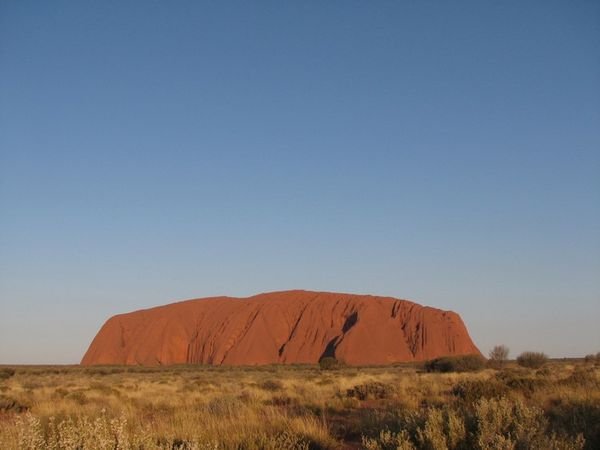 Uluru at 6.00pm.
