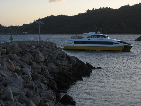 The Townsville - Maggy Island ferry.