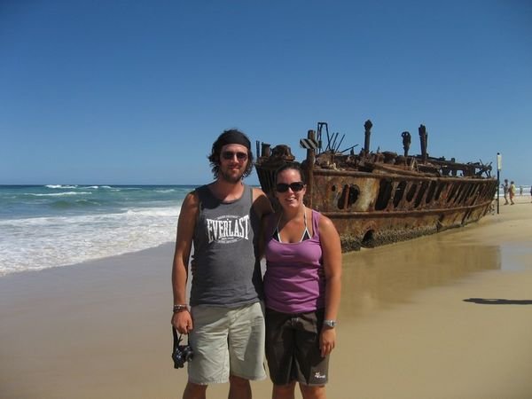 Us and a wreck!