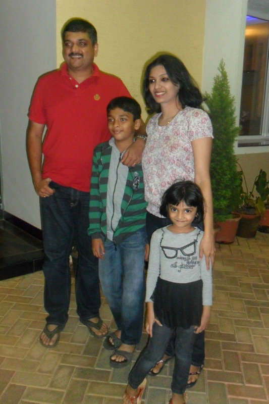 Abhi and his family