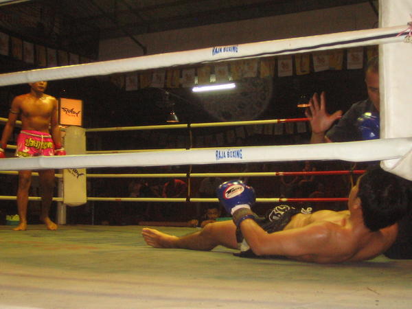 A KO from ringside