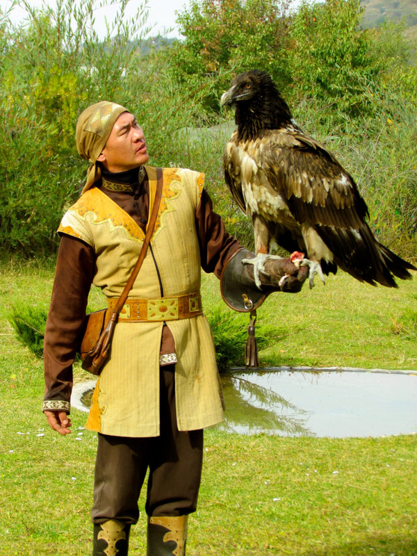 Kazakh w/Lammergeier Vulture