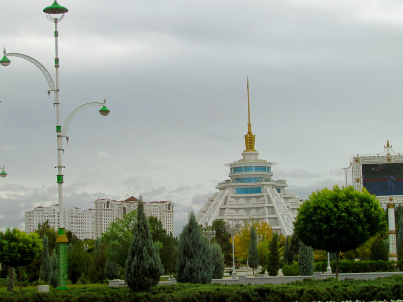 Turkmenistan.  Ashgabat Monument