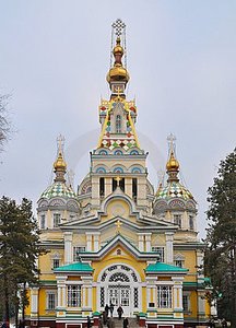 Kazakstan, Russian Orthodox Cathedral in Almaty