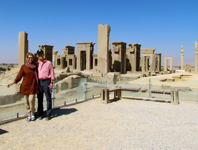 Kathy & Bernie in Persepolis
