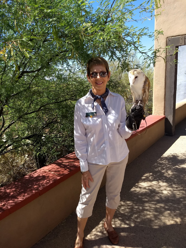Kathy as AZ-Sonora Desert Museum Docent