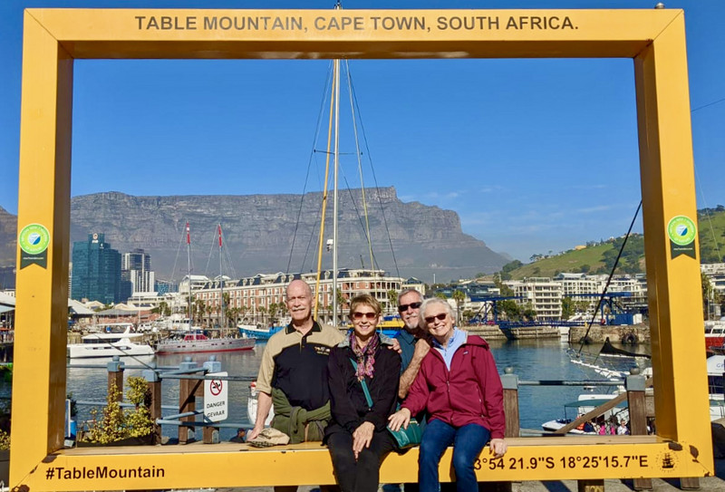Bernie, Kathy, Buzz & MaryJean in Cape Town 