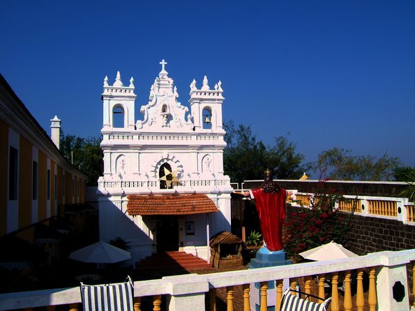 Catholic Chapel at Our Hotel in Goa