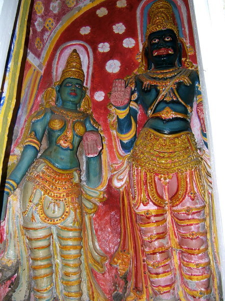 Inside Hindu Temple, Sri Lanka