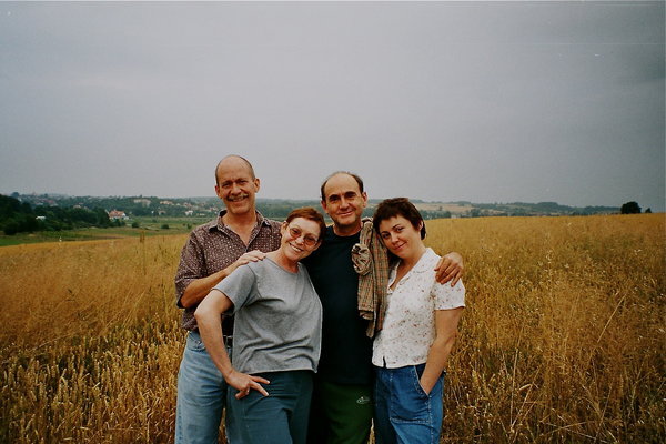 Bernie with Jan, Teresa & Marysia