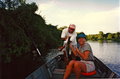 K w/fish in Pantanal