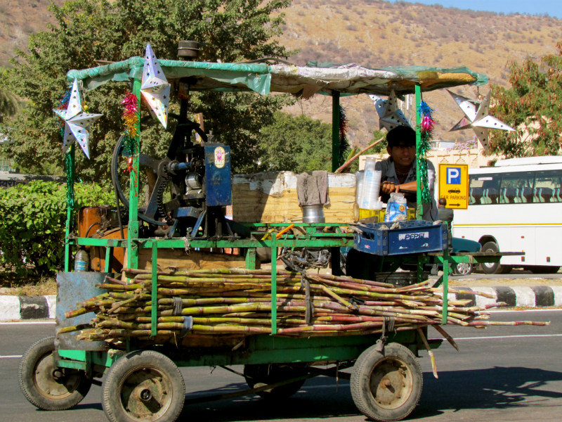 Jaipur, Sugar Cane Juice Vendor